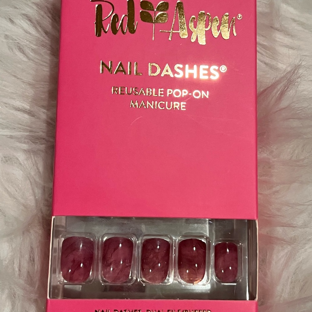 Rose all day. New in box. Red Aspen manicure set
